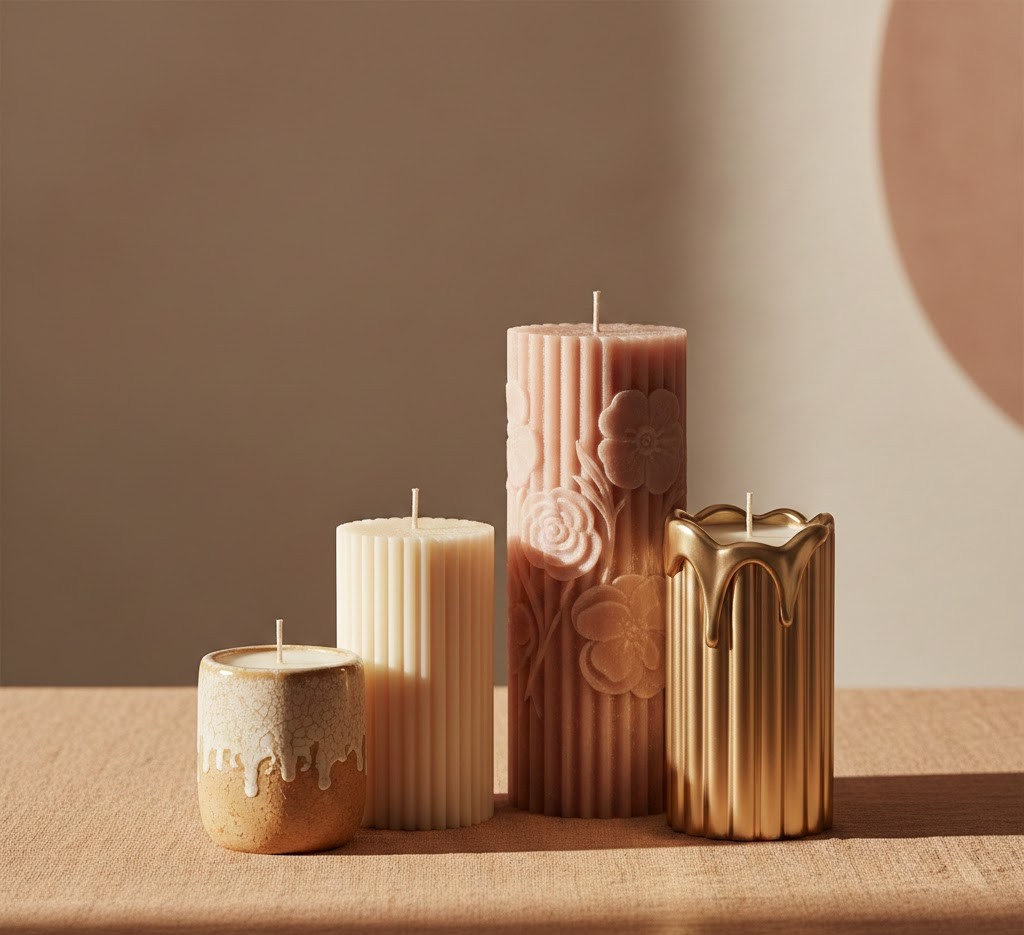 Pillar candle collection