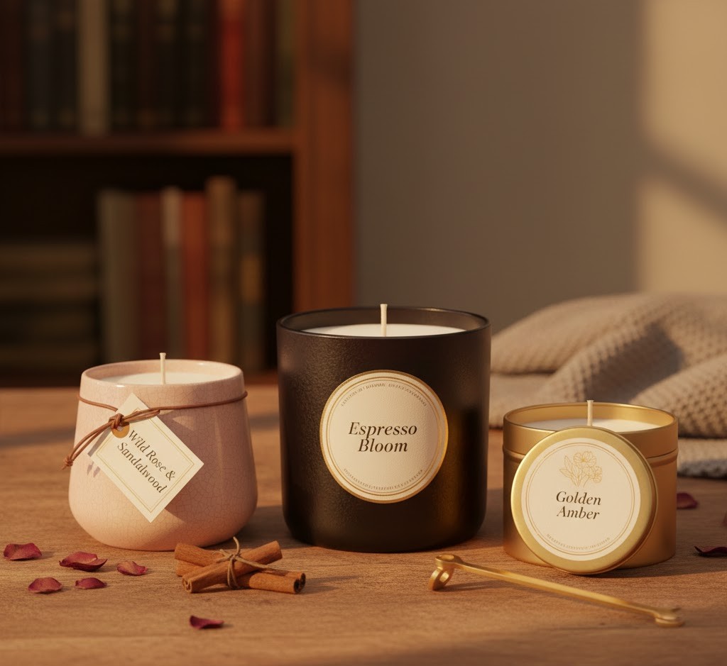 Scented candle collection