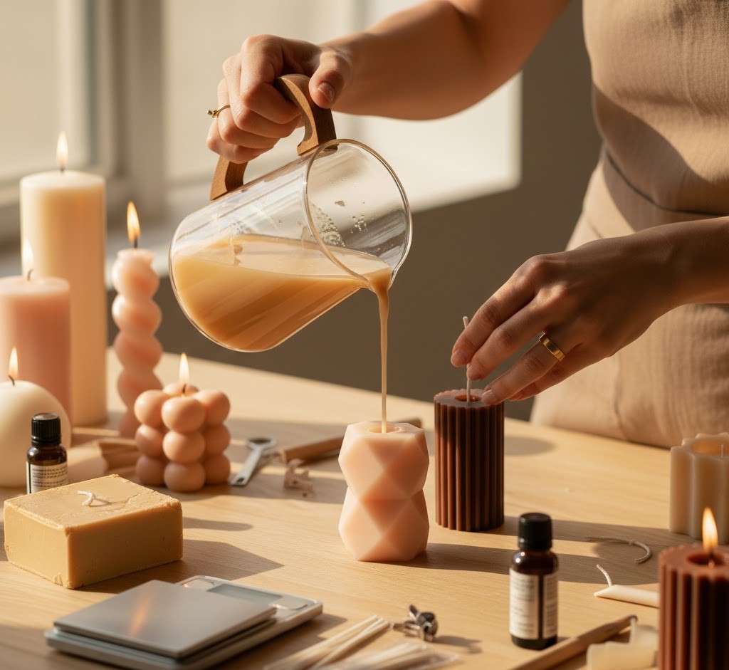 Candle making process