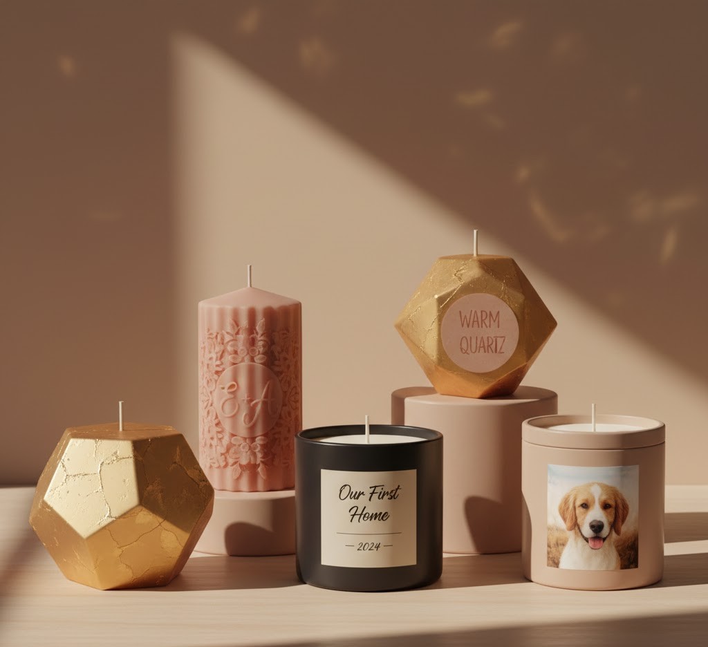 Custom candle designs