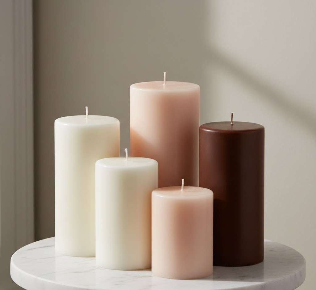 Classic pillar candles