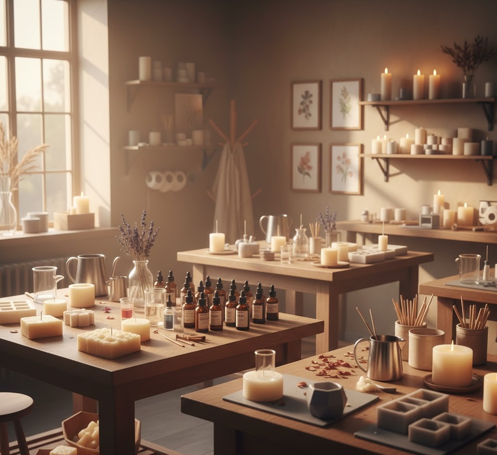 Candle making workshop